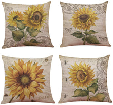 Carregar imagem no visualizador da galeria, Sunflowers Cushion Covers
