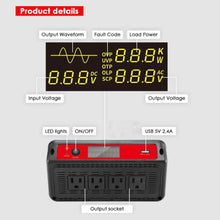 Cargar imagen en el visor de la galería, ACOPOWER 1500W Power Inverter
