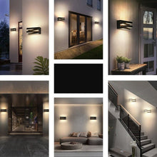 Carregar imagem no visualizador da galeria, MIRODEMI® Black/White Outdoor/Indoor Alumunim LED Wall Light For Garden, Villa, Porch
