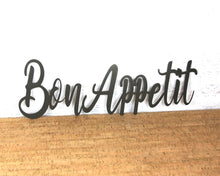 Carregar imagem no visualizador da galeria, Bon Appetit Metal Word Sign
