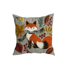 Load image into Gallery viewer, Fall Animals Cushion Covers
