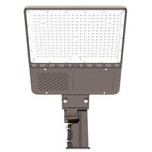 Load image into Gallery viewer, 150W LED Shoebox Pole Light, Slip Fitter - 5000K and 23,532 Lumens, AC100-277V, 0-10V Dimmable LED Street Lights
