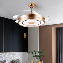 Cargar imagen en el visor de la galería, Lima by Ozarke Smart Fan Chandelier Light
