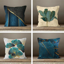 Load image into Gallery viewer, Emerald Leaf Cushion Cover
