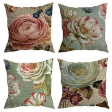 Load image into Gallery viewer, Vintage Spring Flowers Cushion Covers
