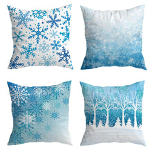 Load image into Gallery viewer, Winter Snowflakes Cushion Covers
