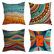 Load image into Gallery viewer, Lively Multicolored Cushion Covers
