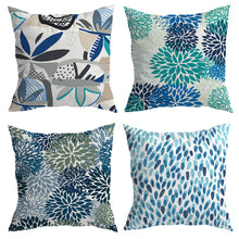 Carregar imagem no visualizador da galeria, Blooms Blue Cushion Covers
