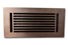 Carregar imagem no visualizador da galeria, Cast Aluminum Linear Bar Vent Covers - Oil Rubbed Bronze
