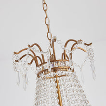 Load image into Gallery viewer, 5-Light Modern Pendant Light with Crystal Strands
