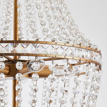 Load image into Gallery viewer, 5-Light Modern Pendant Light with Crystal Strands
