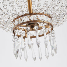 Load image into Gallery viewer, 5-Light Modern Pendant Light with Crystal Strands
