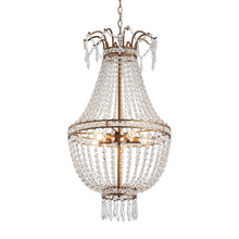 Load image into Gallery viewer, 5-Light Modern Pendant Light with Crystal Strands
