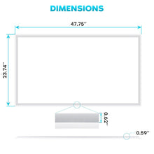 Cargar imagen en el visor de la galería, 2x4 Ft Grid Frame LED Panel / T-Bar, Selectable Wattage (40W/50W/60W) &amp; CCT (3000K/4000K/5000K) with 125LM/Watt - ETL &amp; DLC Certified
