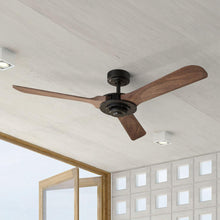 Load image into Gallery viewer, 52&quot; Aerofanture Industrial DC Motor Downrod Mount Reversible Ceiling Fan with Lighting and Remote Control
