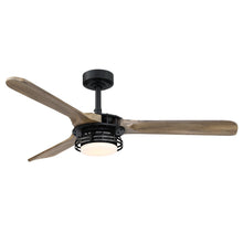 Load image into Gallery viewer, 52&quot; Aerofanture Industrial DC Motor Downrod Mount Reversible Ceiling Fan with Lighting and Remote Control
