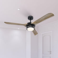 Cargar imagen en el visor de la galería, 52&quot; Aerofanture Industrial DC Motor Downrod Mount Reversible Ceiling Fan with Lighting and Remote Control
