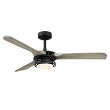 Cargar imagen en el visor de la galería, 52&quot; Aerofanture Industrial DC Motor Downrod Mount Reversible Ceiling Fan with Lighting and Remote Control
