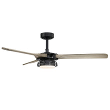 Load image into Gallery viewer, 52&quot; Aerofanture Industrial DC Motor Downrod Mount Reversible Ceiling Fan with Lighting and Remote Control
