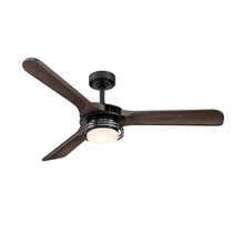 Load image into Gallery viewer, 52&quot; Aerofanture Industrial DC Motor Downrod Mount Reversible Ceiling Fan with Lighting and Remote Control
