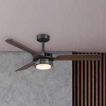 Load image into Gallery viewer, 52&quot; Aerofanture Industrial DC Motor Downrod Mount Reversible Ceiling Fan with Lighting and Remote Control
