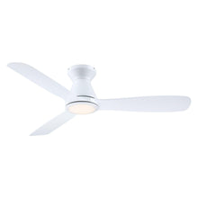 Load image into Gallery viewer, 52&quot; Ahmedabad Industrial DC Motor Flush Mount Reversible Ceiling Fan with LED Lighting and Remote Control
