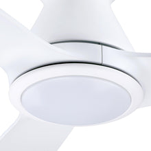 Cargar imagen en el visor de la galería, 52&quot; Ahmedabad Industrial DC Motor Flush Mount Reversible Ceiling Fan with LED Lighting and Remote Control
