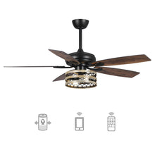 Carregar imagem no visualizador da galeria, 52&quot; Alward Smart Fan with Light Kit
