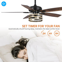 Carregar imagem no visualizador da galeria, 52&quot; Alward Smart Fan with Light Kit
