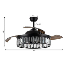 Cargar imagen en el visor de la galería, 52&quot; Broxburne Smart Fan with Light Kit
