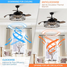 Cargar imagen en el visor de la galería, 52&quot; Broxburne Smart Fan with Light Kit
