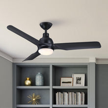 Cargar imagen en el visor de la galería, 52&quot; Cason Induatrial Downrod Mount Reversible Ceiling Fan with LED Lighting and Remote Control
