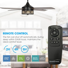 Load image into Gallery viewer, 52&quot; Cason Modern Downrod Mount Reversible Ceiling Fan with Lighting and Remote Control
