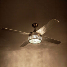 Load image into Gallery viewer, 52&quot; Cason Modern Downrod Mount Reversible Ceiling Fan with Lighting and Remote Control
