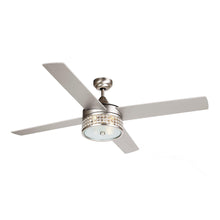 Cargar imagen en el visor de la galería, 52&quot; Cason Modern Downrod Mount Reversible Ceiling Fan with Lighting and Remote Control
