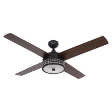 Carregar imagem no visualizador da galeria, 52&quot; Cason Modern Downrod Mount Reversible Ceiling Fan with Lighting and Remote Control
