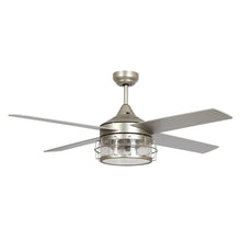 Cargar imagen en el visor de la galería, 52&quot; Celentano Industrial Downrod Mount Reversible Ceiling Fan with Lighting and Remote Control
