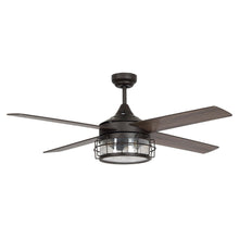 Cargar imagen en el visor de la galería, 52&quot; Celentano Industrial Downrod Mount Reversible Ceiling Fan with Lighting and Remote Control
