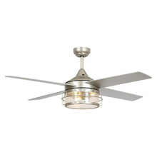 Cargar imagen en el visor de la galería, 52&quot; Celentano Industrial Downrod Mount Reversible Ceiling Fan with Lighting and Remote Control
