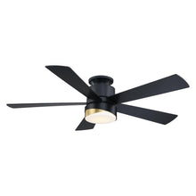 Load image into Gallery viewer, 52&quot; Flush Mount Smart Fan with LED Light
