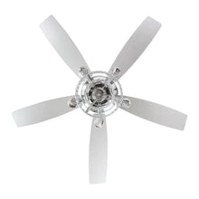 Load image into Gallery viewer, 52&quot; Howell Modern Downrod Mount Reversible Crystal Ceiling Fan with Lighting and Remote Control
