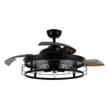 Load image into Gallery viewer, 52&quot; Jamshedpur Industrial Downrod Mount Ceiling Fan with Lighting and Remote Control
