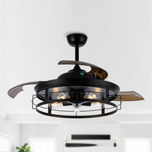 Carregar imagem no visualizador da galeria, 52&quot; Jamshedpur Industrial Downrod Mount Ceiling Fan with Lighting and Remote Control
