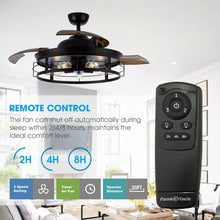 Carregar imagem no visualizador da galeria, 52&quot; Jamshedpur Industrial Downrod Mount Ceiling Fan with Lighting and Remote Control
