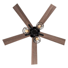 Carregar imagem no visualizador da galeria, 52&quot; Kashmir Traditional Downrod Mount Reversible Ceiling Fan with Lighting and Remote Control
