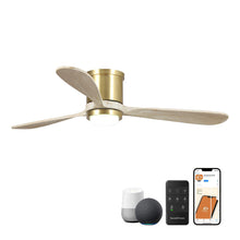 Cargar imagen en el visor de la galería, 52&quot; Mayna Smart Fan with LED Light and Remote Control
