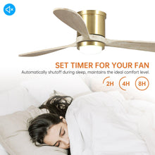 Load image into Gallery viewer, 52&quot; Mayna Smart Fan with LED Light and Remote Control
