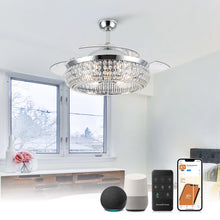 Carregar imagem no visualizador da galeria, 52&quot; Mumbai Smart Fan with Light Kit and Remote Control
