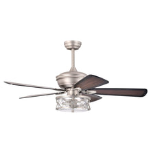 Carregar imagem no visualizador da galeria, 52&quot; Nilgril Farmhouse Downrod Mount Reversible Ceiling Fan with Lighting and Remote Control
