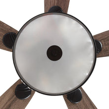 Cargar imagen en el visor de la galería, 52&quot; Tibuh Modern Downrod Mount Reversible Crystal Ceiling Fan with Lighting and Remote Control
